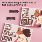 ARTISTRO 24 Skin Tone Acrylic Paint Markers - Image 10