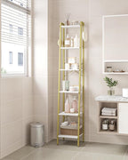 Hzuaneri Ladder Shelf, Bookshelf Bookcase, Freestanding Corner Storage Shelve - Image 6