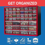 Akro-Mils 44-Drawer Plastic Drawer Storage Cabinet - Image 4