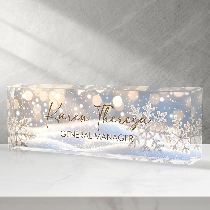 Custom Office Name Plate, Personalized Gifts by Unknown