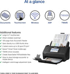 Epson Workforce ES-580W Wireless Color Duplex Desktop Document Scanner - Image 2