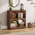 ChooChoo 4 Cube Storage Organizer, Wooden Bookcase - Image 2