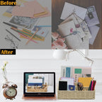 Boershun Rattan Mail Organizer - Image 4