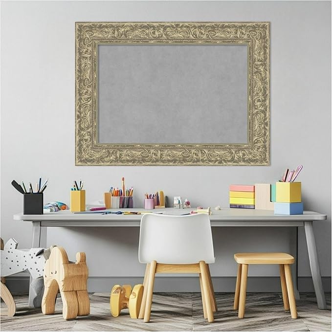 Amanti Art Silver Framed Magnetic Board 23x31 Medium Vision Board - Image 5