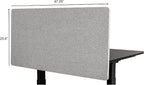 Stand Up Desk Store ReFocus Clamp-on Acoustic Desk Divider Privacy Panel That - Image 7