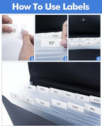 Cesil 3Pcs Expanding File Folders, 13 Pockets File Organizer Accordion File - Image 4