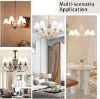 TAaMTYH small lamp shade chandelier shades set of 6，Fabric Lampshade - Image 7