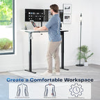 VIVO Electric 55 x 28 in Standing Desk, Memory Height Adjustment, 1B Series - Image 4