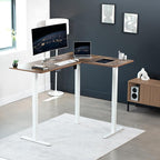 VIVO Electric Corner 63 x 47 inch L-Shaped Standing Desk, Memory Height - Image 2