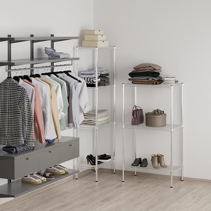 Regal Altair 18" Deep x 30" Wide x 54" Height Wire Shelving Kit | 3-Tier | NSF - Image 6