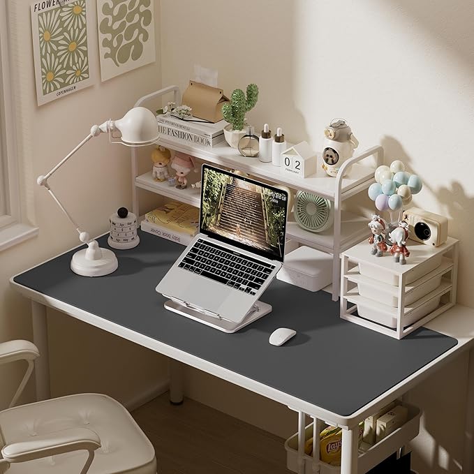 Aothia Leather Desk Pad Protector, Office Desk Mat, Large Mouse Pad, Laptop - Image 5