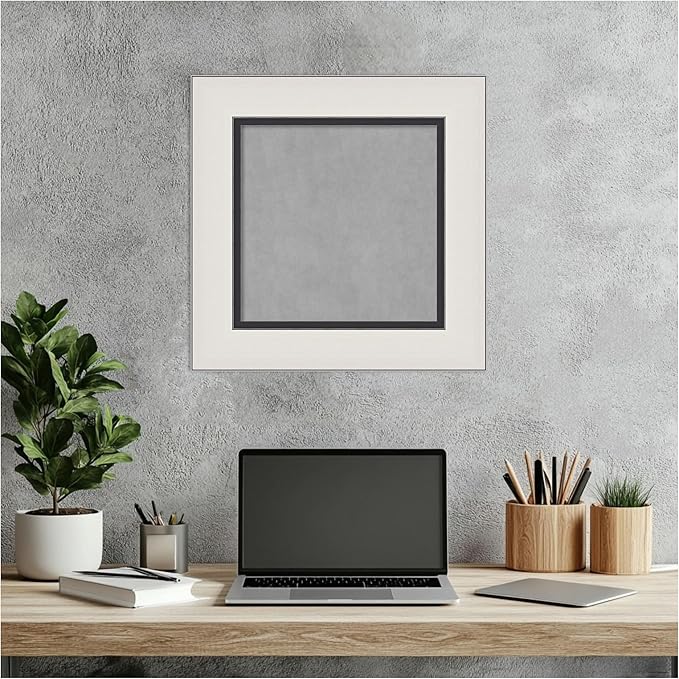 Amanti Art Silver Framed Magnetic Board 18x18 X-Small Vision Board - Image 5