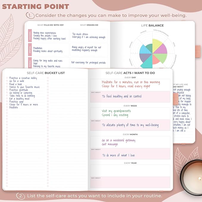 Clever Fox Self-Care Journal – Wellness & Daily Reflection Notebook – Mental - Image 2