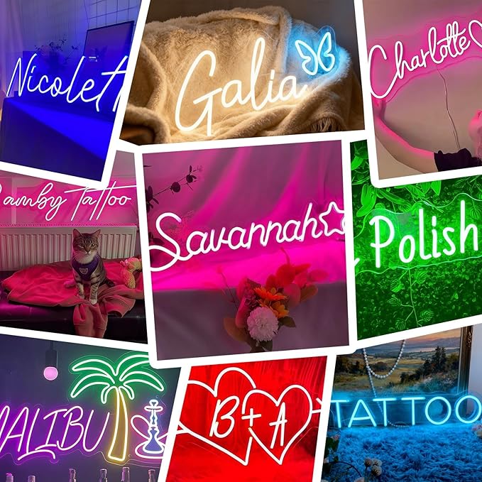 Lorxi Custom Neon Signs, 5V USB Neon Sign Customizable - Image 5