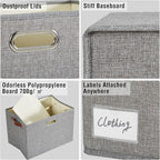 Roobyl 17" Large Collapsible Storage Bins - Image 5