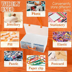 Photo Storage Box 5 x 7 Inches, 18 Inner Photo Cases - Image 7