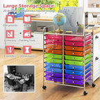 Happygrill 20-Drawer Organizer Cart Tools, Mobile Utility Storage Cart - Image 5