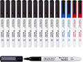 Shuttle Art Dry Erase Markers, 15 Pack 3 Colors Magnetic Whiteboard Markers by ShuttleArt