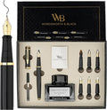 Wordsworth & Black Calligraphy Pen Gift Set, Includes Bottle, 6 Cartridges by WordsworthBlack