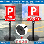 VAIIGO 2Pack Heavy Duty Parking Sign Post - Image 2
