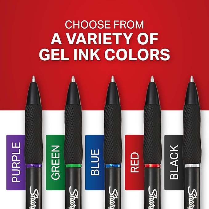 Sharpie S-Gel Gel Pens, Medium Point, Journaling, Note-Taking, Teacher Supplies - Image 6