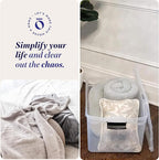 HOMZ 2-Pack Latching Lid, Large Clear Plastic Storage Bins - Image 6