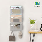 Docnest 6 Pack Hanging Wall File Holders, Mesh Wall Letter File Holder - Image 5