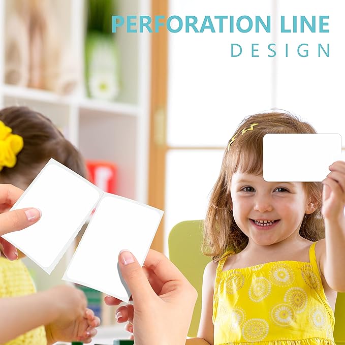 300pcs Plain Name tag Labels, Blank Name Badge - Image 3