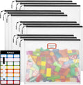YOPCDJ 12pcs Mesh Zipper Pouch Bags, A4 Puzzle Bag by YOPCDJ