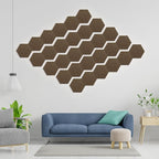 Hexagonal Acoustic Panels-12 Pack High-Density Sound Absorbing Panels - Image 5