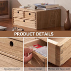 Kirigen Wooden Desktop Organizer - Image 5