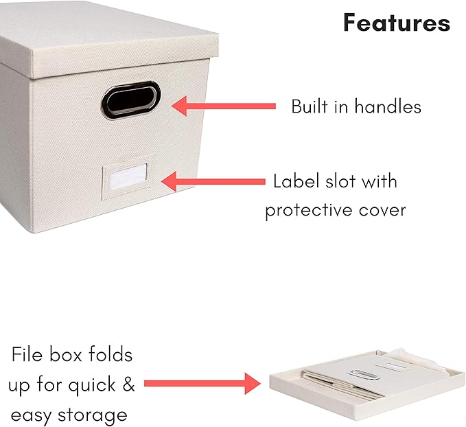 Internet's Best Collapsible File Storage Organizer Box - Image 7