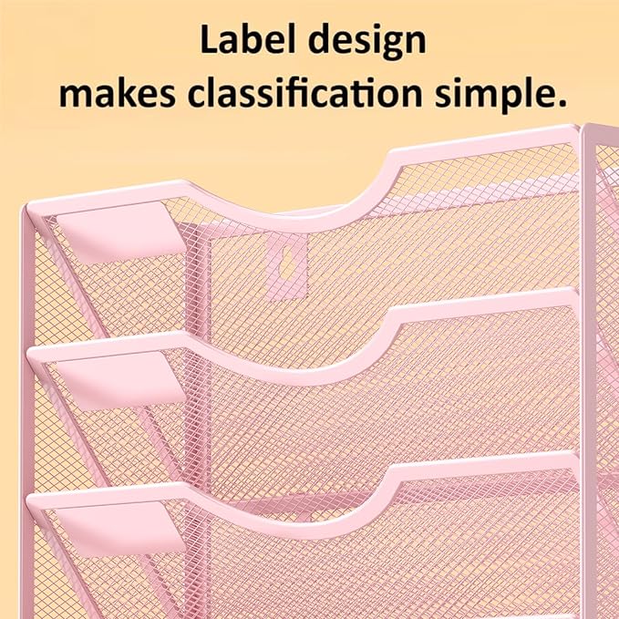 Kuntine.B Wall File Organizer Office Hanging Magazine Holder Wall File Organizer - Image 5