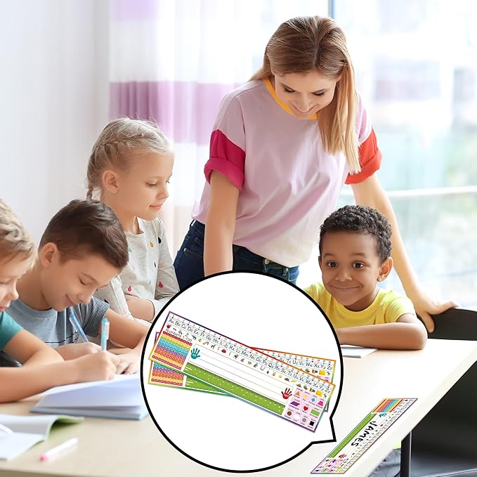 INKNOTE 32 PCS Name Tags for Classroom Multipurpose Manuscript Nameplate for - Image 5