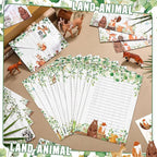 TaoBary 160 Pcs Stationery Paper Set 50 Double Sided Stationery Papers - Image 5
