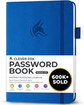 Clever Fox Password Book with alphabetical tabs. Internet Address Organizer by CleverFox