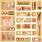 Vtopmart 25 PCS Plastic Drawer Organizers Set, 4-Size Versatile Bathroom and by Vtopmart