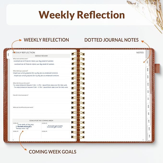 SUNEE 2026 Planner 5.9" x 8.3" – Dated Productivity Planner - Image 3