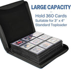 Sibonic 9 Pocket TopLoader Binder, Holds 360 3”x4” Toploader Hard Cases - Image 4
