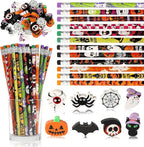 JULMELON 72PCS Halloween Party Favors Set, Wooden Pencils by JULMELON