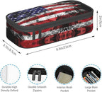 YIJIUWKIS Kids Pencil Case for Boys Girls, Usa Flag Style Pencil Pouch Big - Image 3