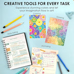 Grabie Erasable Gel Pens, 9 Colors Erasable Pens Multicolor, Make Mistakes - Image 5
