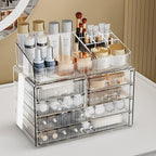 ZHIAI Stackable Storage Drawers, Acrylic Bathroom Counter Organizer Clear - Image 2