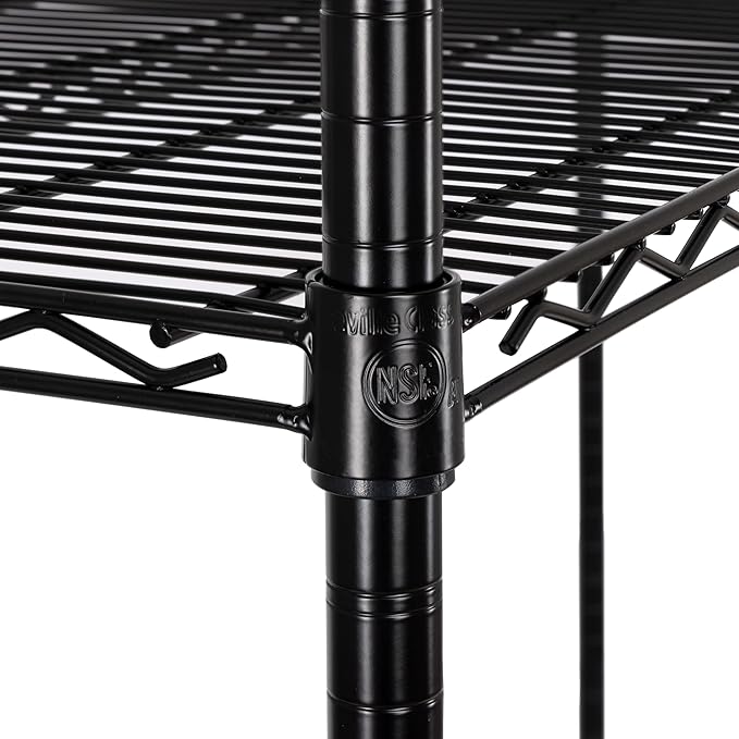 Seville Classics UltraDurable Heavy Duty NSF Solid Steel Wire Rack Storage Unit - Image 7