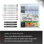 Speedball Hand-Lettering & Journaling Set, Brush Tip Pens Calligraphy, Bullet - Image 6