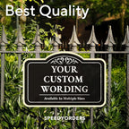 Custom Decorative Outdoor Metal Sign - Image 7