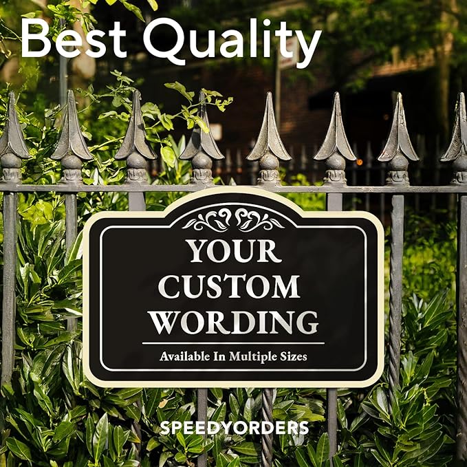 Custom Decorative Outdoor Metal Sign - Image 7