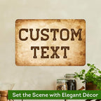 Custom Sign, Custom Street Sign, 11 Font Colors, 13 Font Styles, 4 Hole Options - Image 4