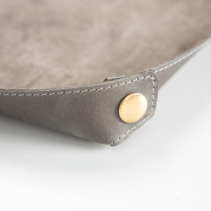 Node Leather - Genuine Leather Desk Mat, Desk Organizer & Cup Coaster - Leather - Image 5