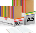 Rosmonde 50 Pack Bulk Kraft Journals, Extra Pages by Rosmonde